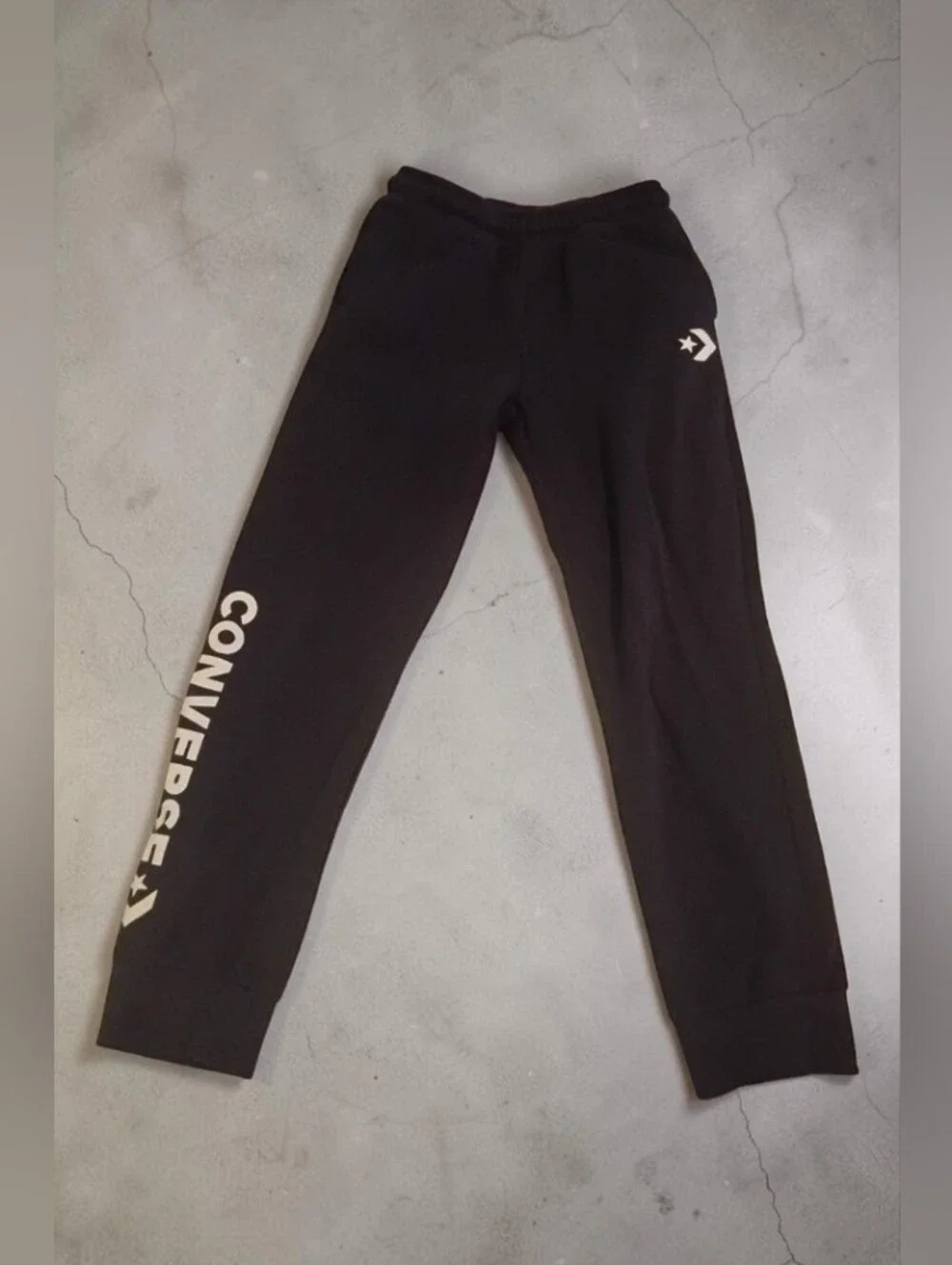 Converse Kids Black Fleece Jogger Sweatpants Size Junior XL (14-16)